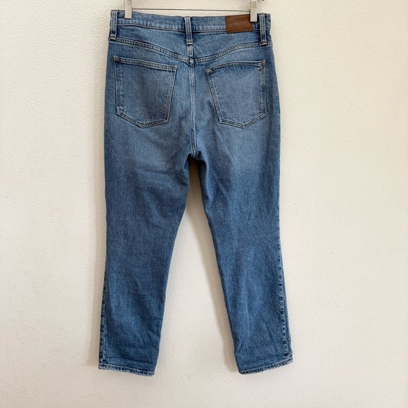 Madewell The Petite High-Rise Slim Boyjean in Neal Wash 27 Petite - Picture 7 of 7
